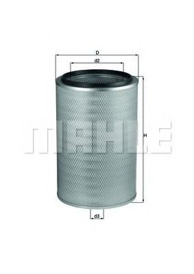 LX768 Mahle Original Повітряний фільтр двигуна